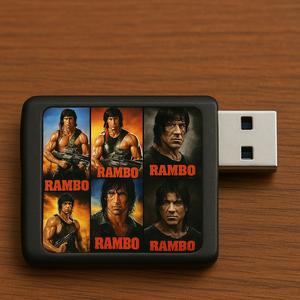 PEN DRIVE COM TODOS OS FILMES DO RAMBO