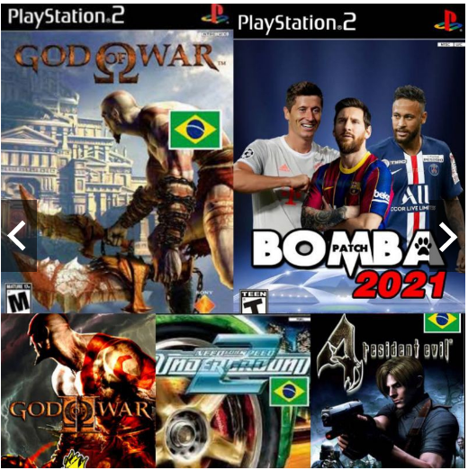 JOGOS PARA PLAYSTATION 2 - PS2