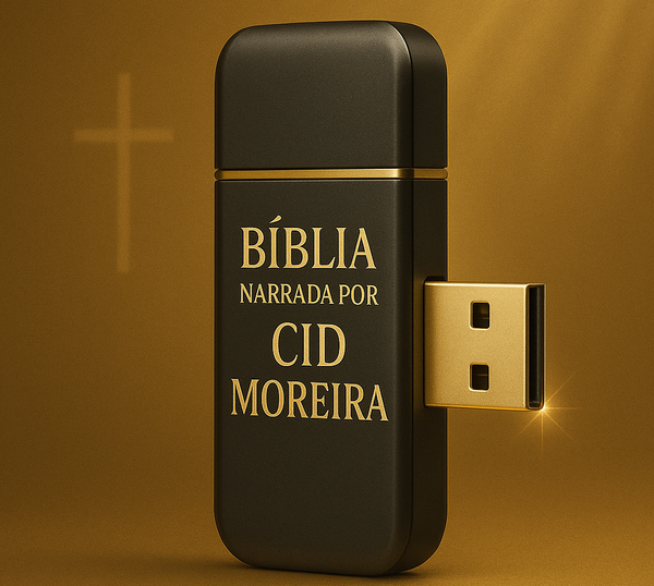 Pen Drive Bíblia Narrada por Cid Moreira – Completa em Áudio